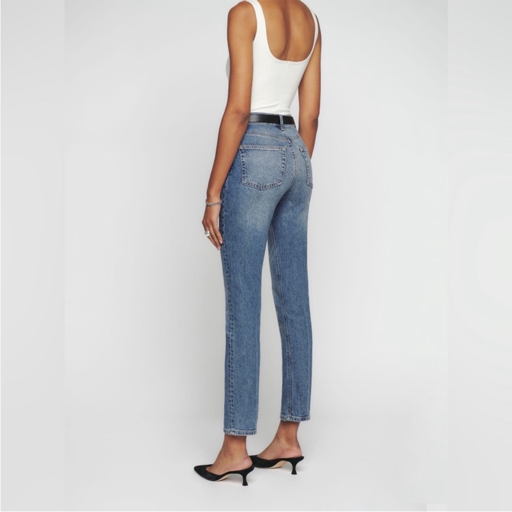 Reformation Liza Blue Denim Jeans - Picture 5 of 7